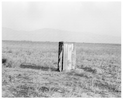 Sanitary Facilities for Migrant Workers Arvin California 1936 - Available at KNOWOL