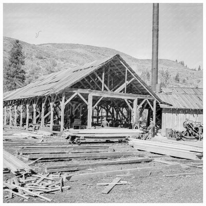 Sawmill Operation by Ola Co - op in Idaho 1939 - Available at KNOWOL