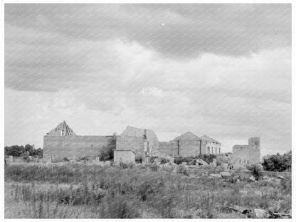 Sawmill Remains in Fullerton Louisiana July 1937 - Available at KNOWOL