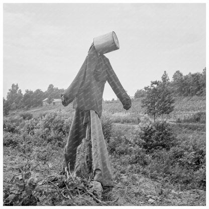 Scarecrow in Cleared Field Roxboro North Carolina 1939 - Available at KNOWOL