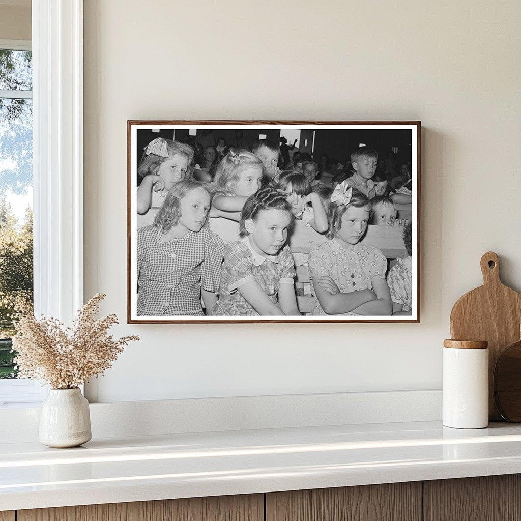 Schoolchildren at Farm Security Administration Camp June 1941 - Available at KNOWOL