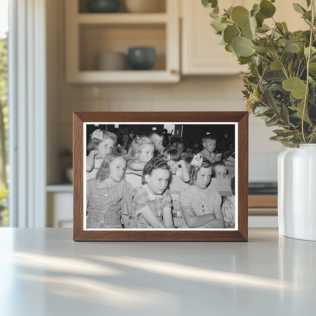 Schoolchildren at Farm Security Administration Camp June 1941 - Available at KNOWOL