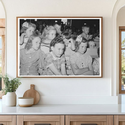 Schoolchildren at Farm Security Administration Camp June 1941 - Available at KNOWOL