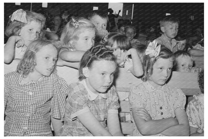 Schoolchildren at Farm Security Administration Camp June 1941 - Available at KNOWOL