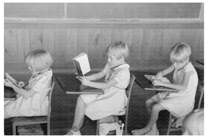 Schoolchildren in Lake Dick Arkansas 1938 FSA Collection - Available at KNOWOL