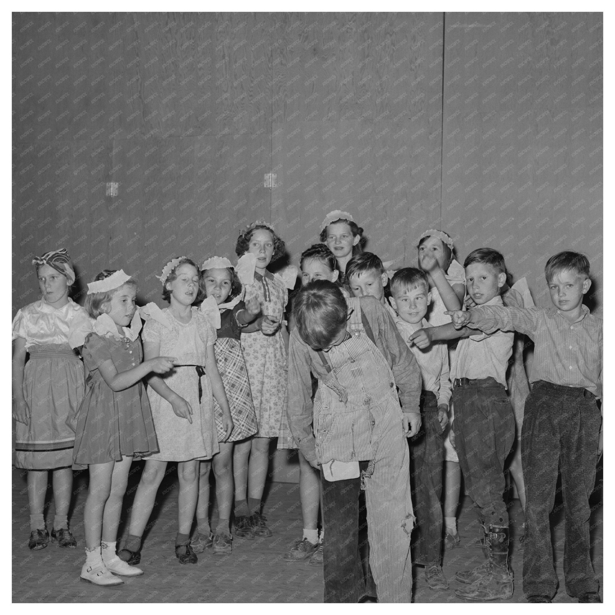 Schoolchildren Perform Playlette in Caldwell Idaho 1941 - Available at KNOWOL