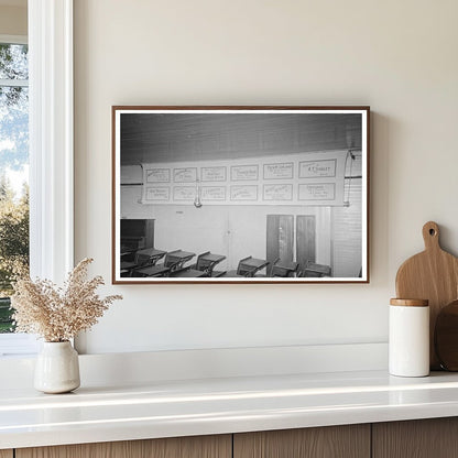 Schoolhouse Interior La Forge Missouri May 1938 - Available at KNOWOL