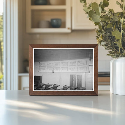 Schoolhouse Interior La Forge Missouri May 1938 - Available at KNOWOL