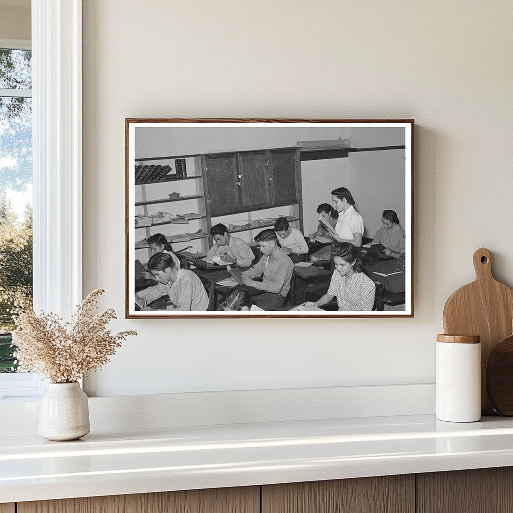 Schoolroom in Concho Arizona October 1940 - Available at KNOWOL