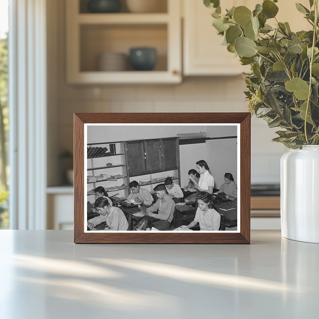 Schoolroom in Concho Arizona October 1940 - Available at KNOWOL