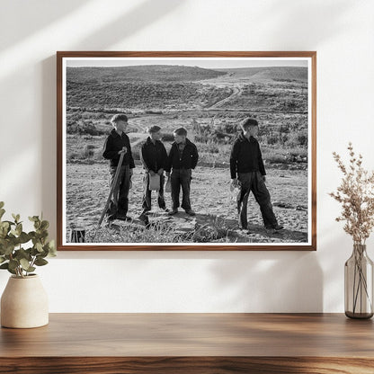 Schroeder Family on Oregon Farm October 1939 - Available at KNOWOL