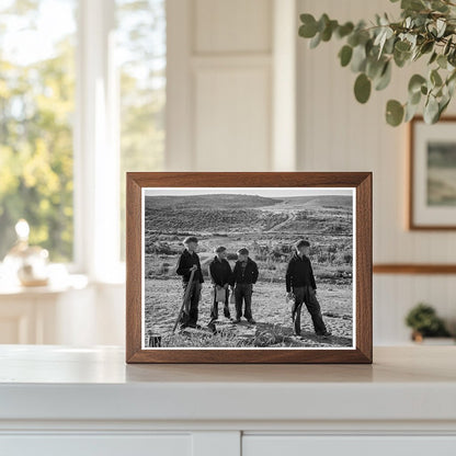 Schroeder Family on Oregon Farm October 1939 - Available at KNOWOL