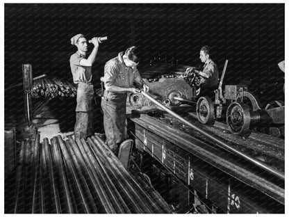 Seamless Copper Tube Production in Euclid Ohio 1942 - Available at KNOWOL