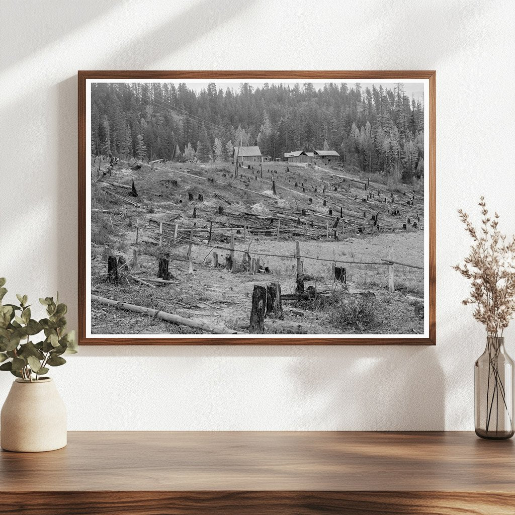 Settlers Shack in Boundary County Idaho 1939 - Available at KNOWOL