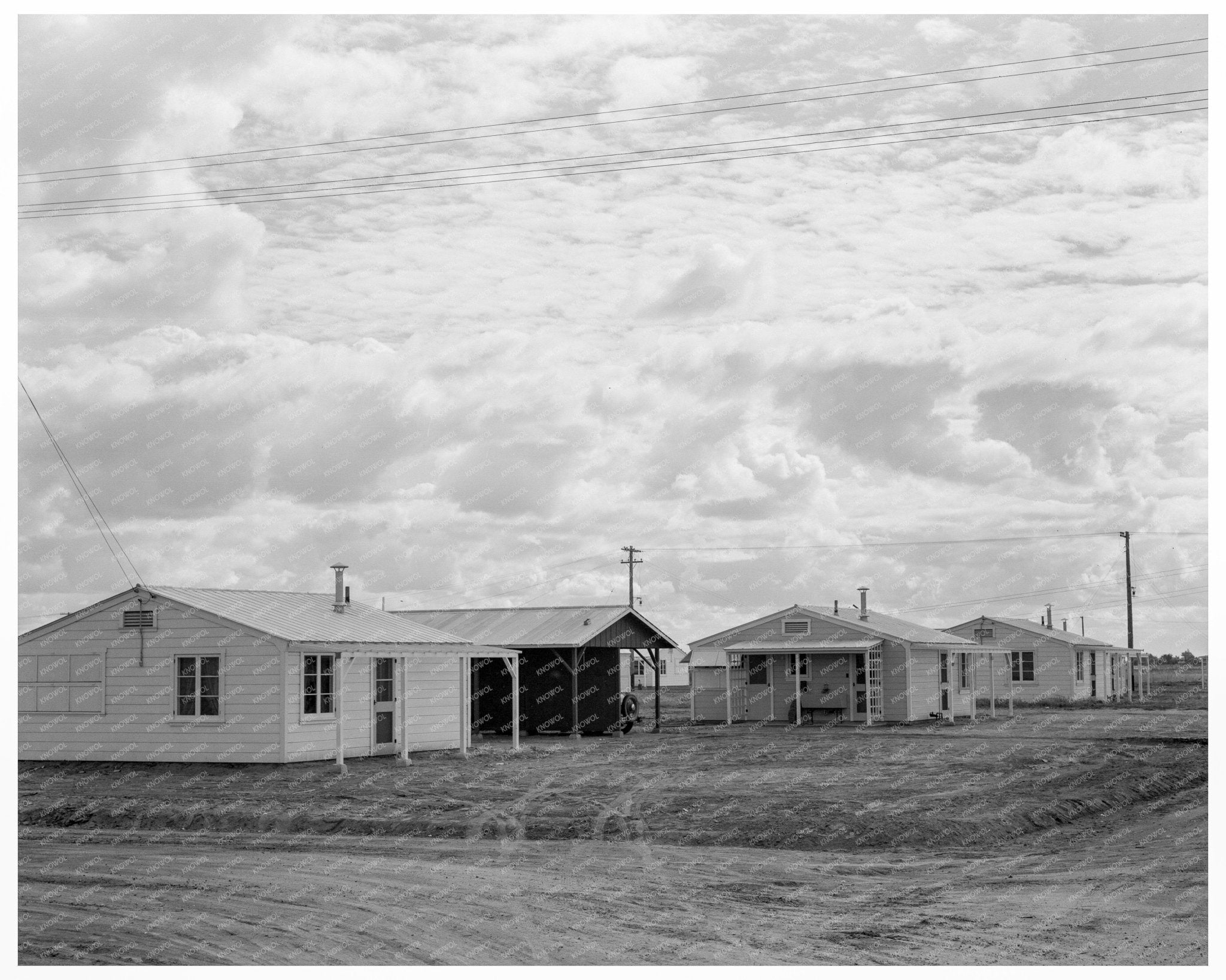 Shafter Migrant Camp Homes for Low - Income Workers 1938 - Available at KNOWOL