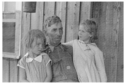 Sharecropper and Grandchildren Southeast Missouri Farms 1938 - Available at KNOWOL