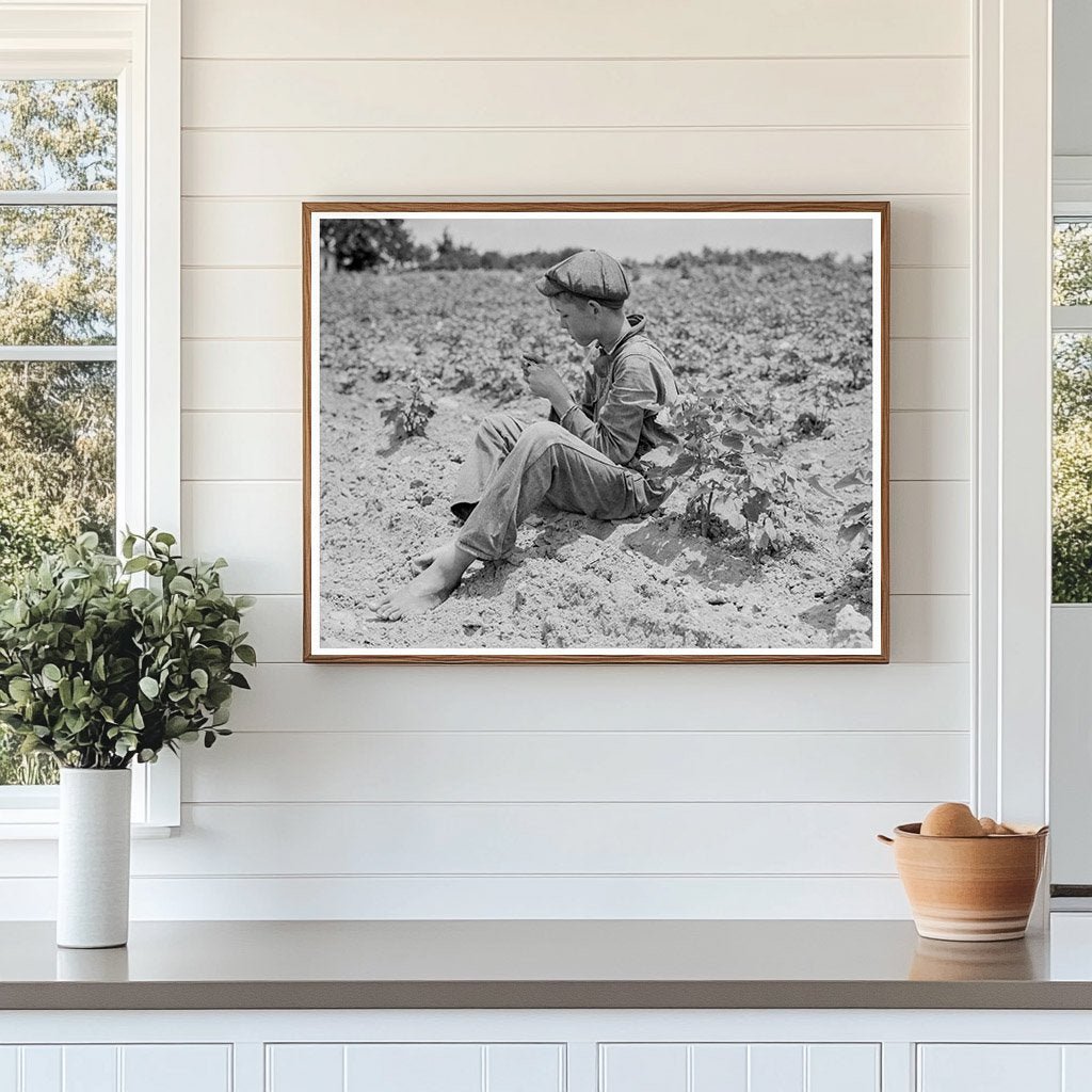 Sharecropper Boy in Chesnee South Carolina 1937 - Available at KNOWOL