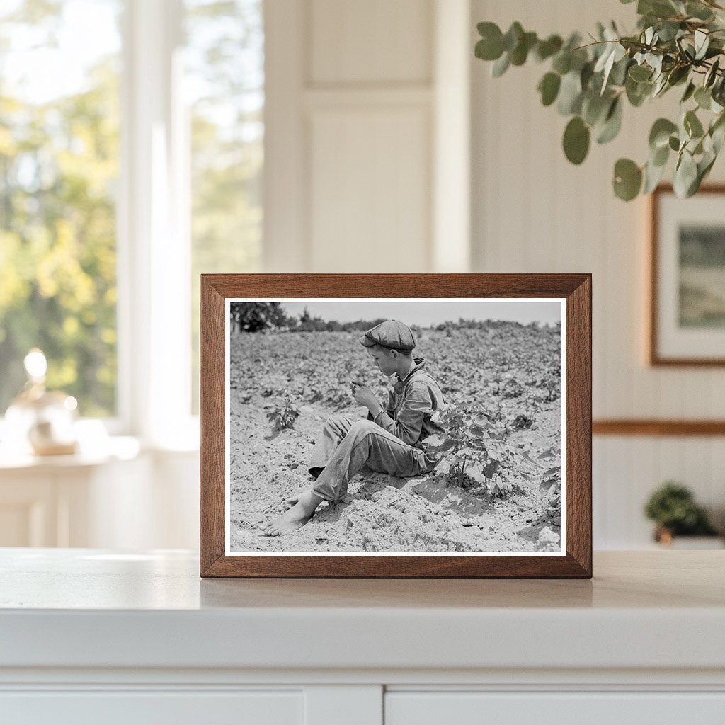 Sharecropper Boy in Chesnee South Carolina 1937 - Available at KNOWOL