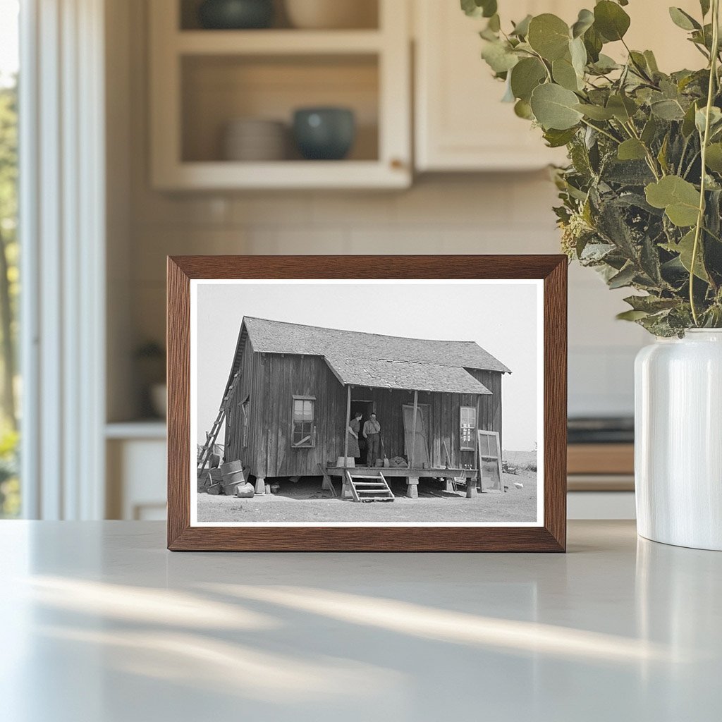 Sharecropper Cabin Front Porch New Madrid County 1938 - Available at KNOWOL