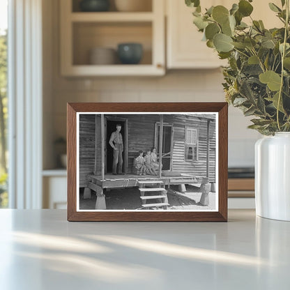 Sharecropper Cabin Front Porch Southeast Missouri 1938 - Available at KNOWOL