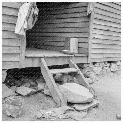 Sharecropper Cabin Porch with Strawberries 1939 - Available at KNOWOL