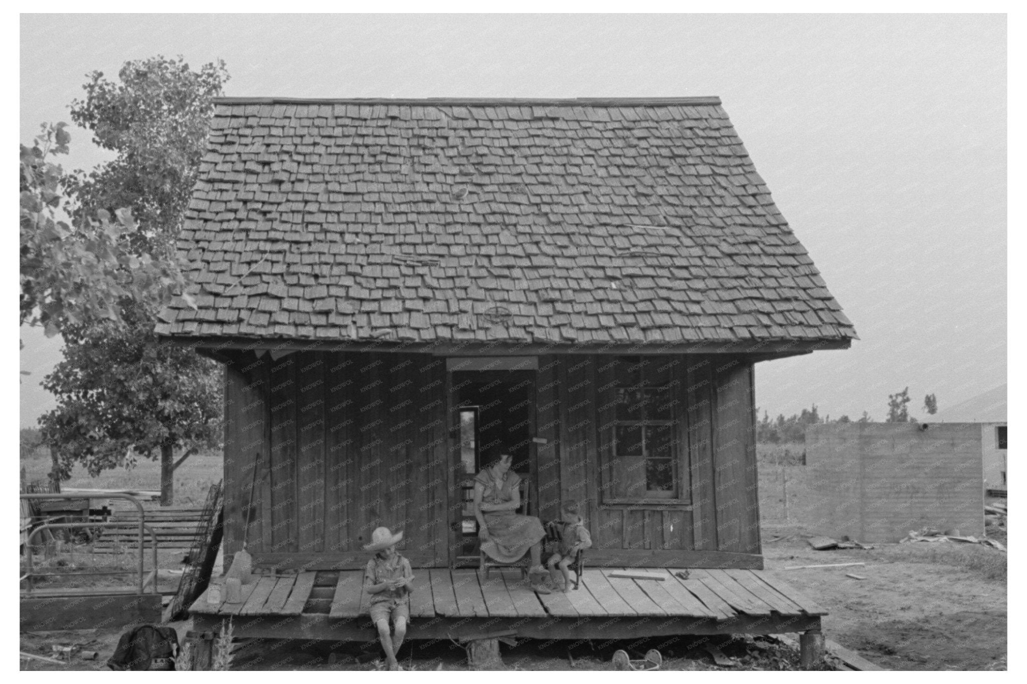 Sharecropper Cabin Southeast Missouri May 1938 - Available at KNOWOL