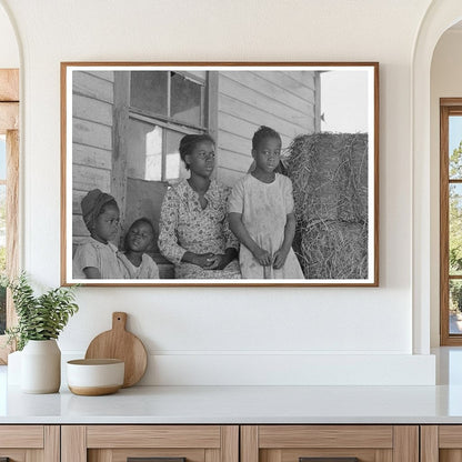 Sharecropper Family on Cabin Porch May 1938 Missouri - Available at KNOWOL