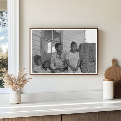 Sharecropper Family on Cabin Porch May 1938 Missouri - Available at KNOWOL