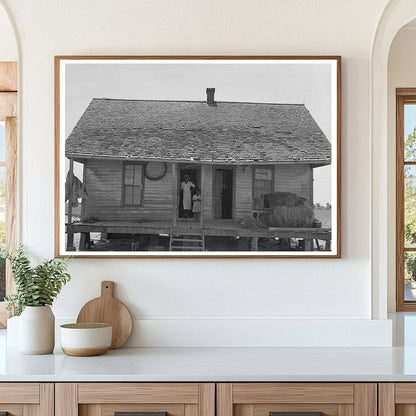 Sharecropper Family on Cabin Porch Southeast Missouri 1938 - Available at KNOWOL