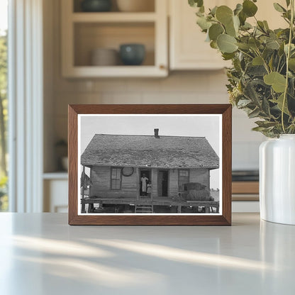 Sharecropper Family on Cabin Porch Southeast Missouri 1938 - Available at KNOWOL