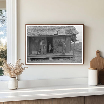 Sharecropper Family on Porch in New Madrid County 1938 - Available at KNOWOL