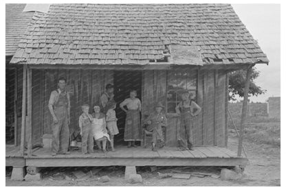 Sharecropper Family on Porch New Madrid County 1938 - Available at KNOWOL