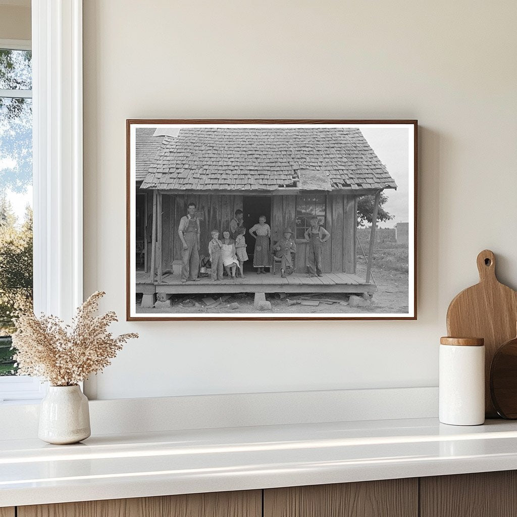 Sharecropper Family on Porch New Madrid County 1938 - Available at KNOWOL