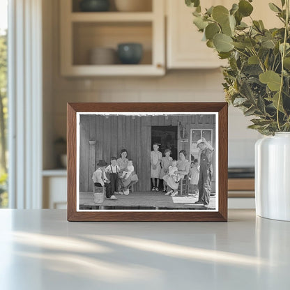 Sharecropper Family on Porch New Madrid County Missouri 1938 - Available at KNOWOL