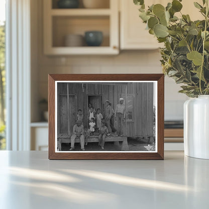 Sharecropper Family on Porch New Madrid Missouri 1938 - Available at KNOWOL