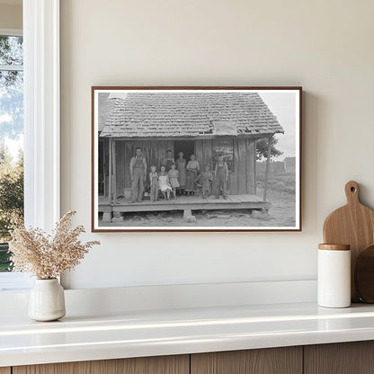 Sharecropper Family on Porch Southeast Missouri 1938 - Available at KNOWOL