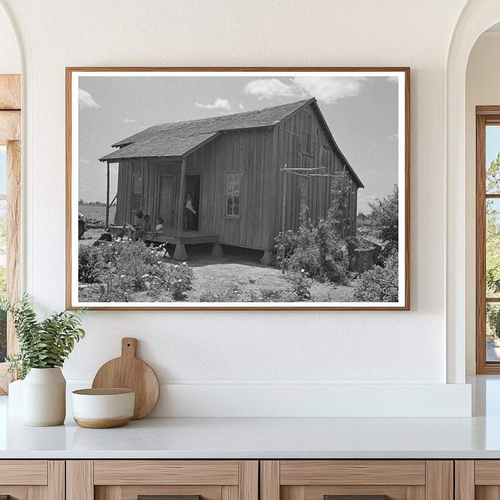 Sharecropper Home New Madrid County Missouri 1938 - Available at KNOWOL