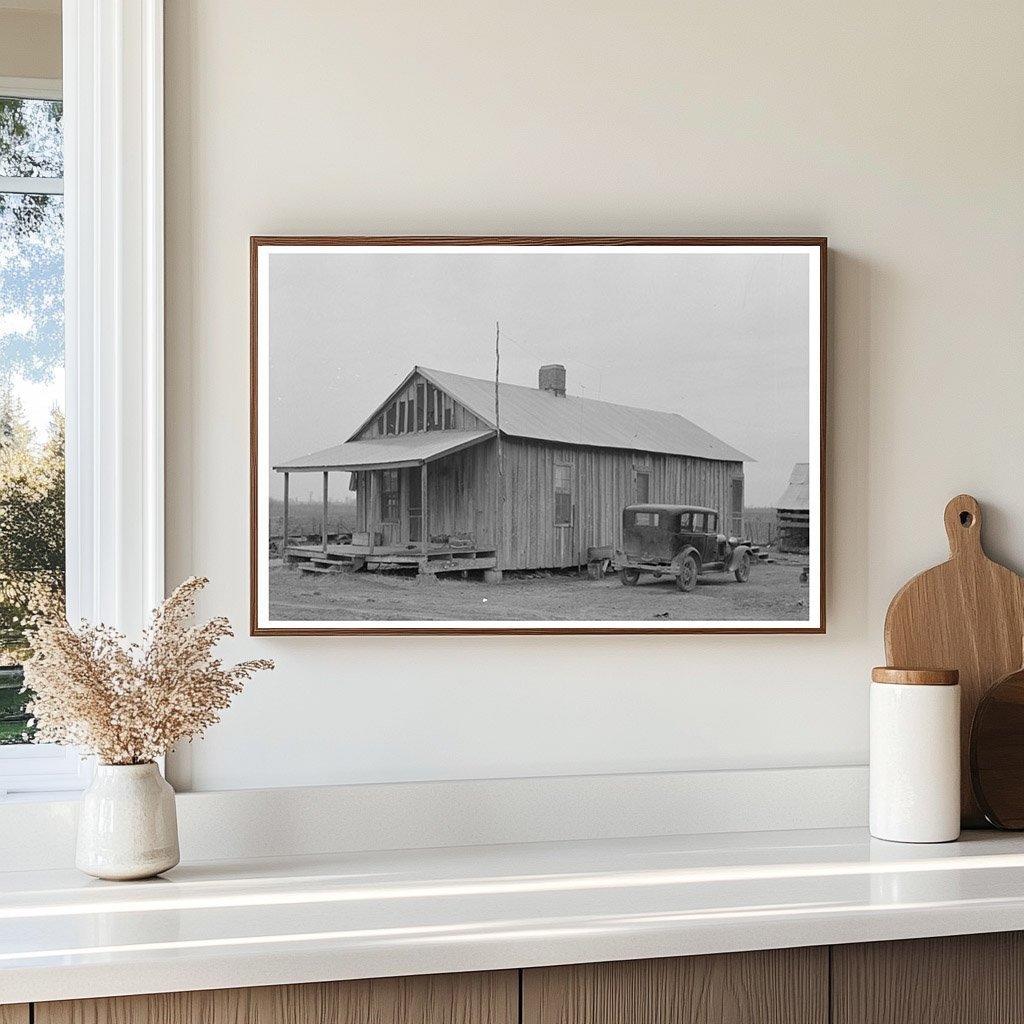 Sharecropper House Near Merigold Mississippi January 1939 - Available at KNOWOL