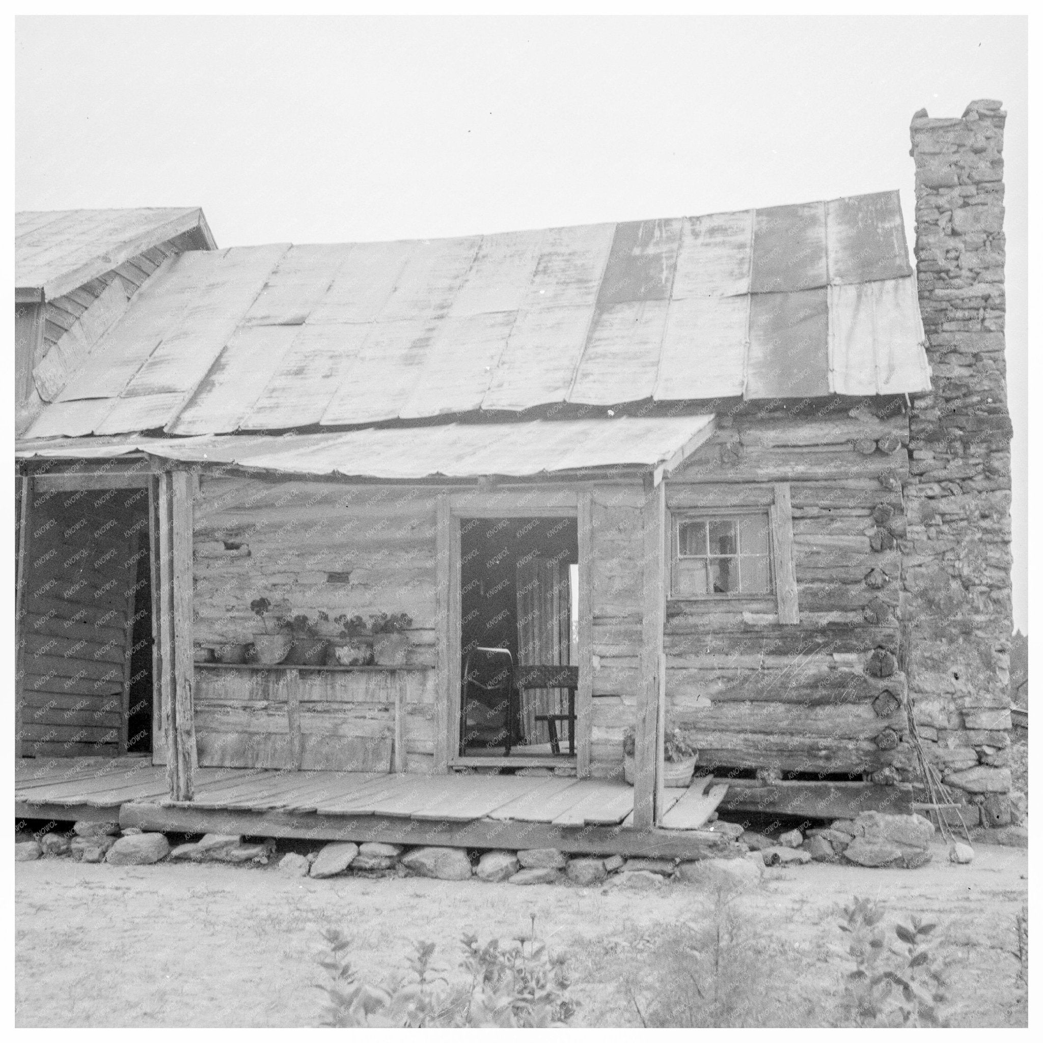 Sharecropper Houses in Olive Hill North Carolina 1939 - Available at KNOWOL