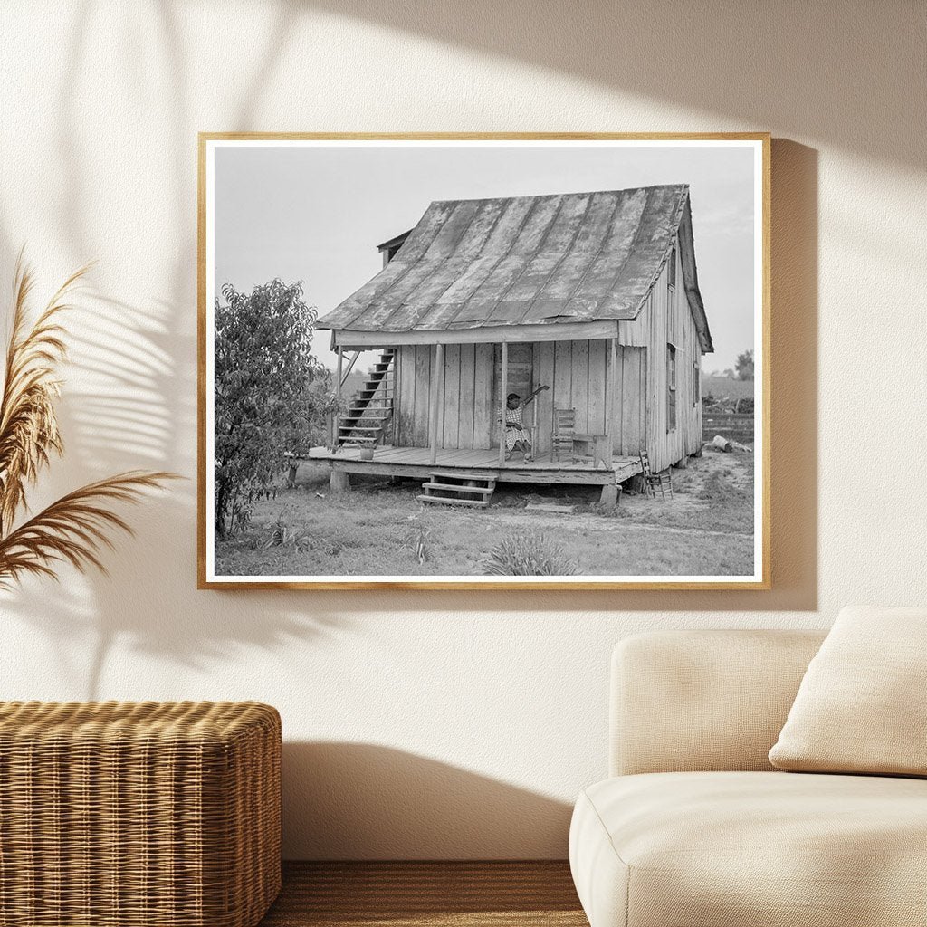 Sharecropper on Porch Blytheville Arkansas June 1937 - Available at KNOWOL