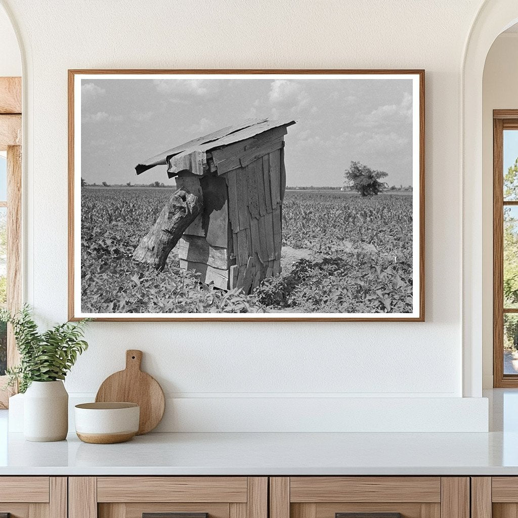 Sharecropper Privy New Madrid County Missouri 1938 - Available at KNOWOL