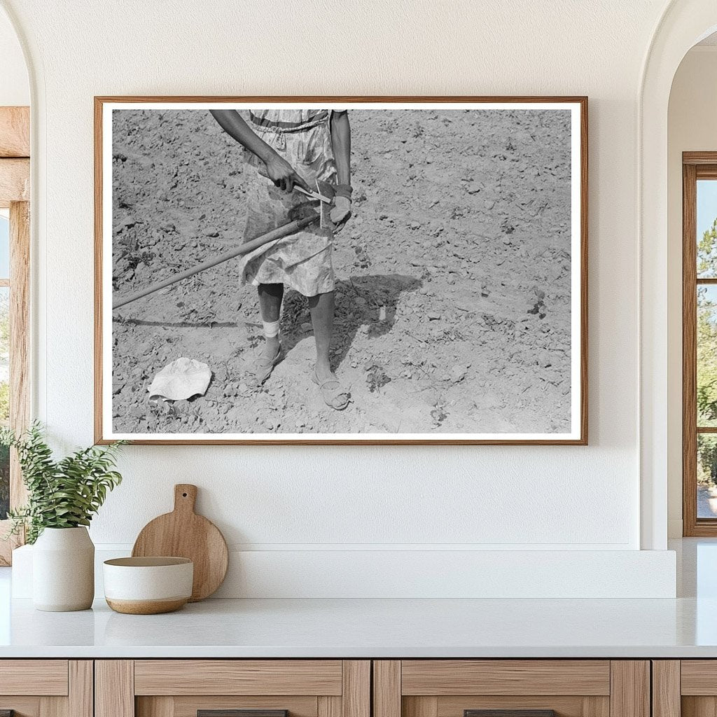 Sharecropper Woman in Cotton Field New Madrid County 1938 - Available at KNOWOL