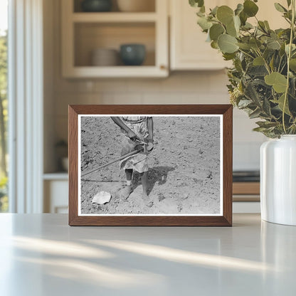 Sharecropper Woman in Cotton Field New Madrid County 1938 - Available at KNOWOL