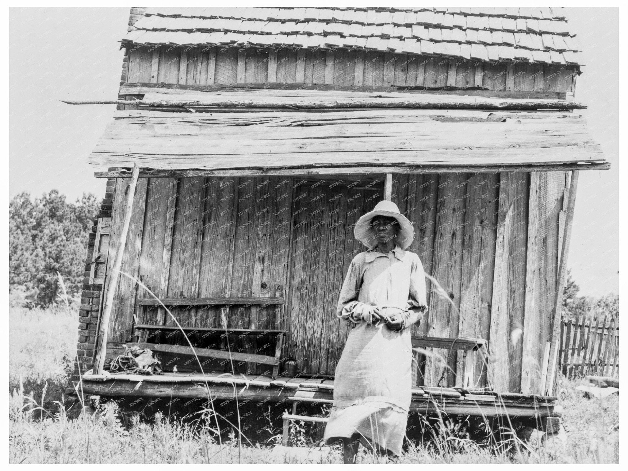 Sharecroppers Cabin in Mississippi June 1937 - Available at KNOWOL