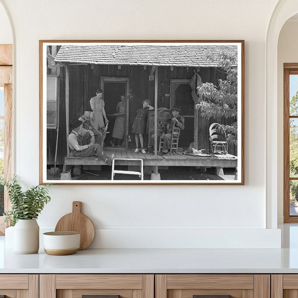 Sharecroppers Family on Porch New Madrid County 1938 - Available at KNOWOL