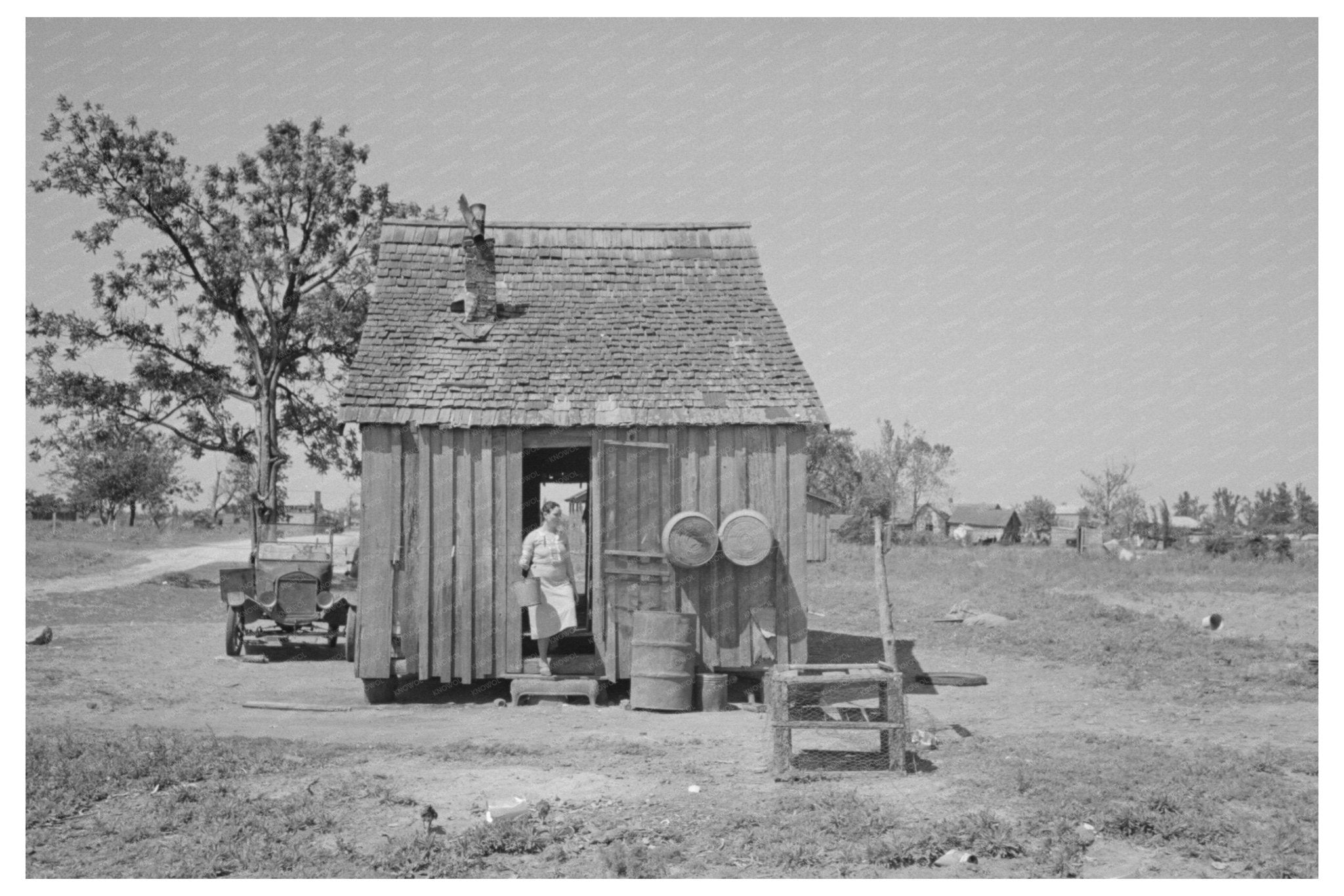 Sharecroppers Home in New Madrid County Missouri 1938 - Available at KNOWOL