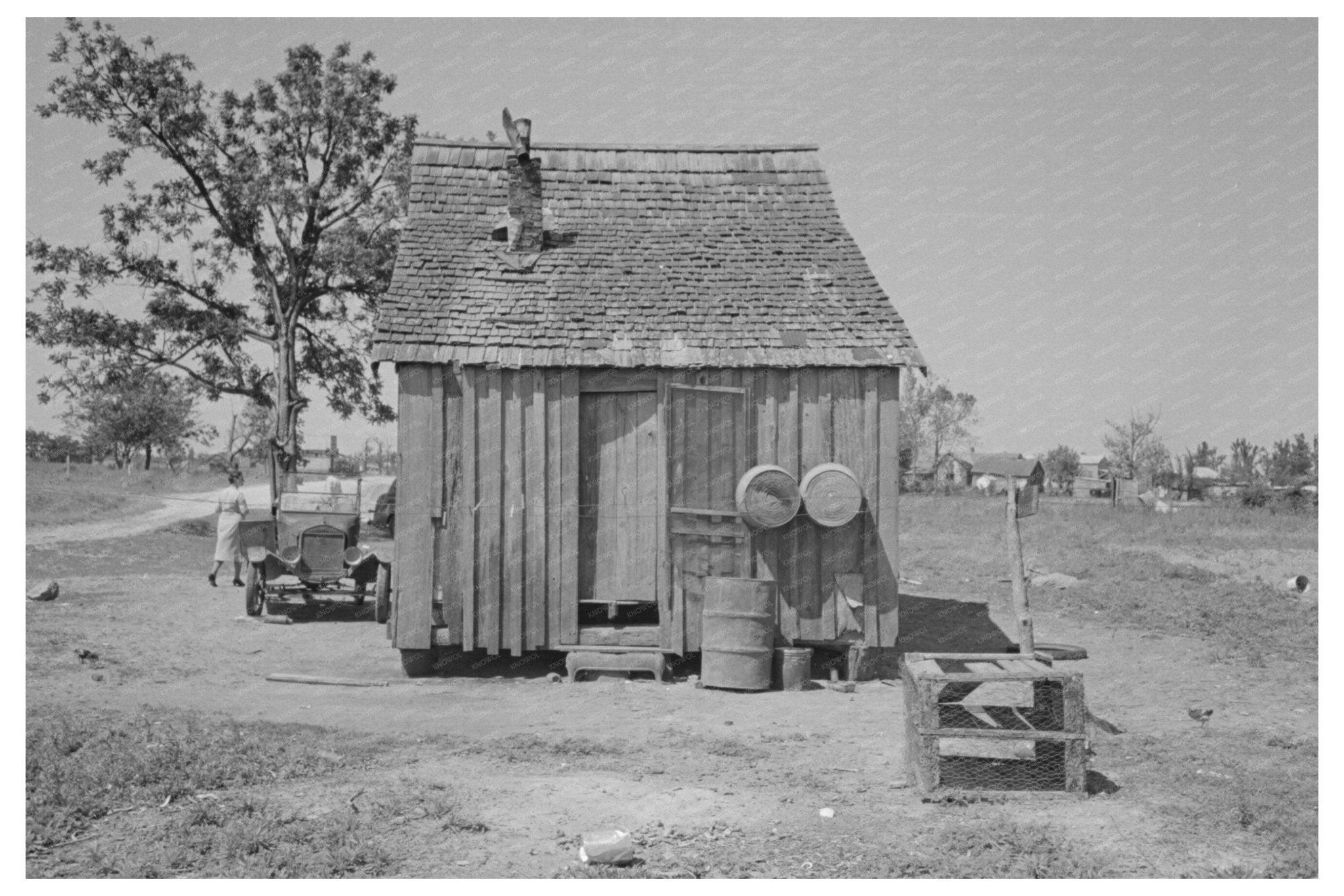 Sharecroppers Home New Madrid County Missouri 1938 - Available at KNOWOL