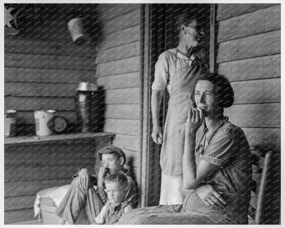 Sharecroppers Wife and Mother in South Carolina 1937 - Available at KNOWOL