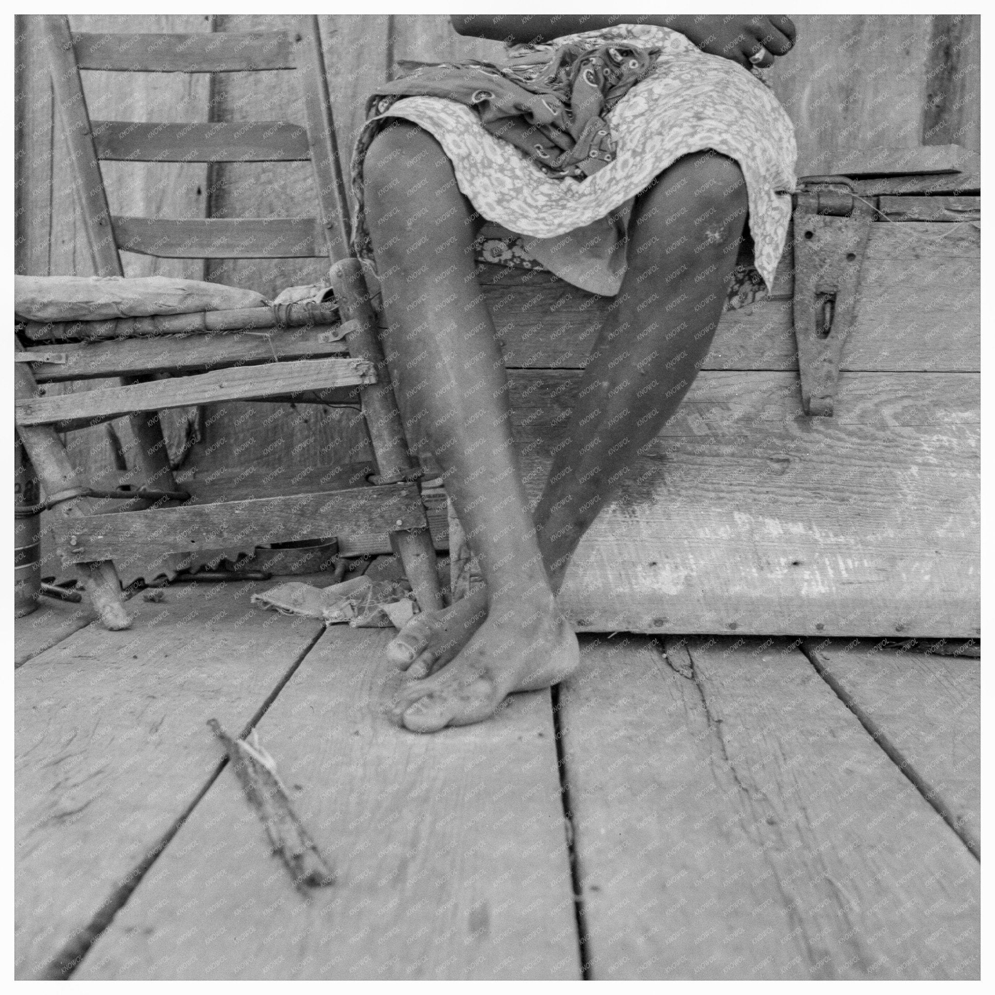 Sharecroppers Wife Mississippi 1937 Vintage Photo - Available at KNOWOL