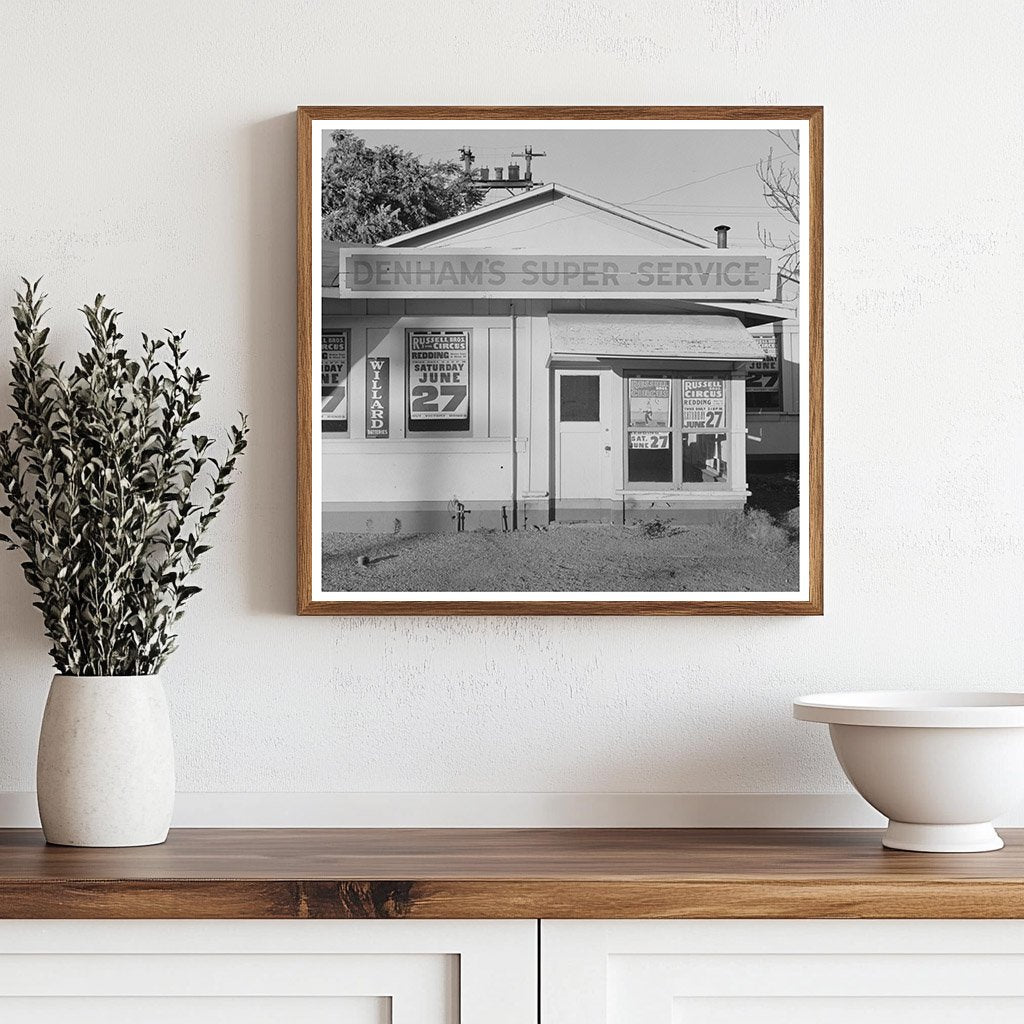 Shasta County Filling Stations June 1942 Vintage Photo - Available at KNOWOL